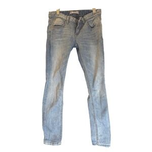 Free People Womens Light Wash Low Rise Skinny Denim Jeans Blue Size 25